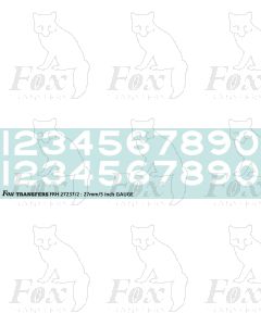 LMS sans serif Smokebox Numbering