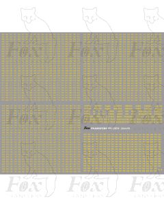 Freight 3-Digit Vehicle Running Numberset