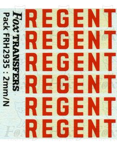 Regent Logos for Class A Tanks