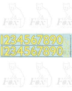 Prototype 9 inch Steam Cabside Numbering