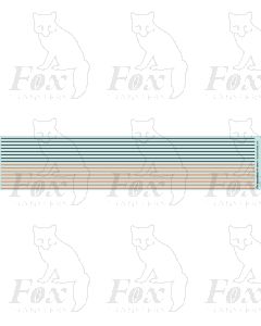 Footplate and general lining orange and black