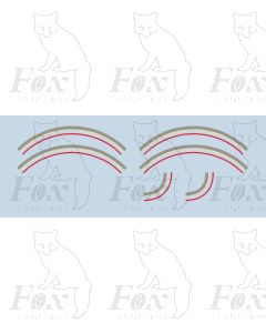 General Mixed Traffic Lining - LNWR & BR Footplate Corner lining (Black Five)