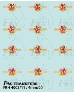 BR Later Lion & Wheel (Ferret & Dartboard) crest