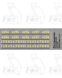 Cabside Numbers for Hughes/Fowler 5MT Horwich Crab 2-6-0 locos