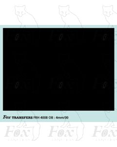 Blanking/Obliteration Patch in black