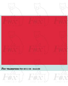 Blanking/Obliteration Patch in Maroon, authentically colour-matched to Bachmann Mk1 Coach Body shade