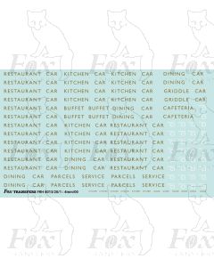 BR British Railways Coach Branding in metallic gold