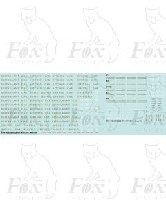 BR British Railways Coach Branding in metallic gold