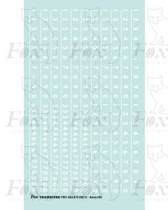 Prototype 9 inch Steam Cabside Numbering