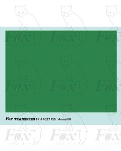 Blanking/Obliteration Patch in BR/SR Green, authentically colour-matched to Bachmann Mk1 Coach Body shade