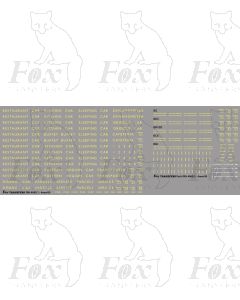 BR British Railways Coach Branding small detailing