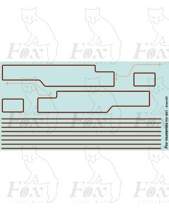 Class 3MT 2-6-2 Tank Engine Lining Set