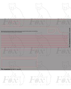 Standard Class 5MT 4-6-0 73XXX BR1 Loco Lining Set