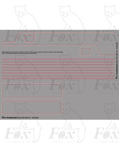 Standard Class 4MT 4-6-0 75XXX BR1 Loco Lining Set