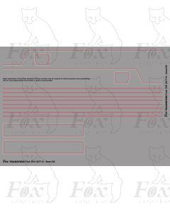 Standard Class 4MT 4-6-0 75XXX BR2 Loco Lining Set