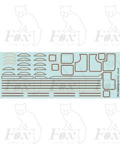 GWR Large Tender Locomotive Lining