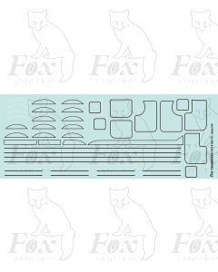 GWR Large Tender Locomotive Lining Only (no tender panels included)