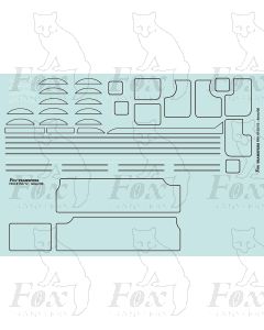 GWR Large Tender Locomotive Lining Set