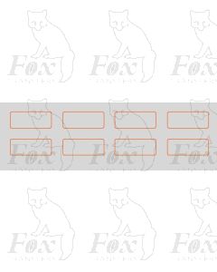 CABSIDE NUMBERPLATE LINING IN ORANGE