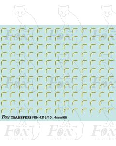 Off white and black Coach Lining