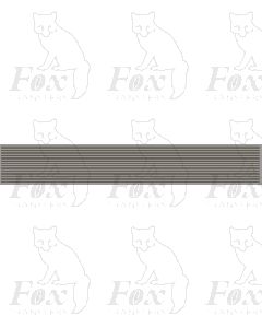 Metallic gold and black Coach Lining