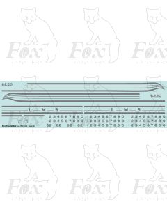 LMS Coronation Scot Streamlined Blue Locomotive and Tender Livery