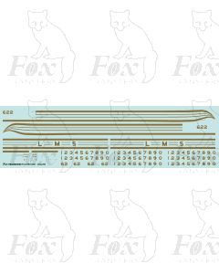LMS Coronation Scot Streamlined Crimson Locomotive and Tender Livery