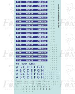 LNER Silver Jubilee Coaching Stock Livery