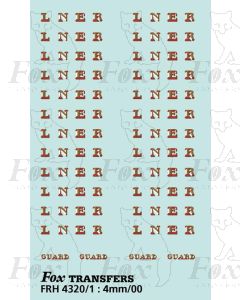 LNER Teak Coach Branding