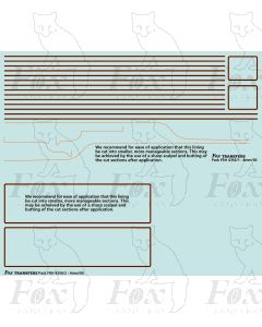 Gresley A2/2 and A2/3 Loco Lining Set