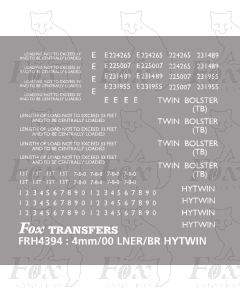 LNER/BR HYTWIN - TWIN BOLSTER TB