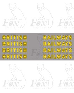 SR - BRITISH RAILWAYS Bulleid Lettering 