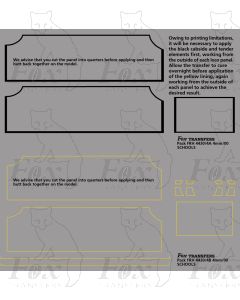 Schools Class Tender and footplate linings