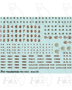 CR Caledonian Lettering & Numbering