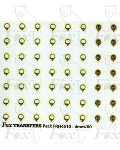 HR Highland Railway Crests & Garters