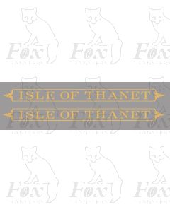 Pullman Namesets - ISLE OF THANET