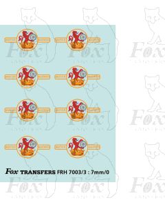 BR Later Lion & Wheel (Ferret & Dartboard) crest