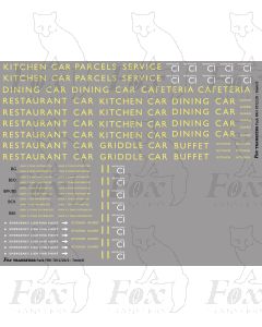 BR British Railways Coach Branding in straw