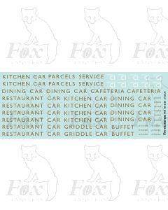 BR British Railways Coach Branding in metallic gold