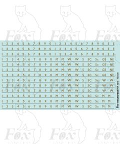 Coach Numbering metallic gold