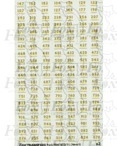 Coach Numbersets metallic gold