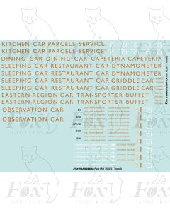 BR British Railways Coach Branding small detailing