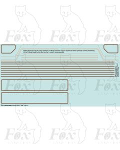 Standard Class 5MT 4-6-0 73XXX BR2 Loco Lining Set (o/b/o)