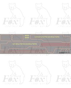 Standard Class 4MT 2-6-4 80XXX Tank Lining Set