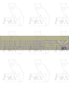 RAZOR-EDGE RAILCAR EXPRESS PARCELS (straw)