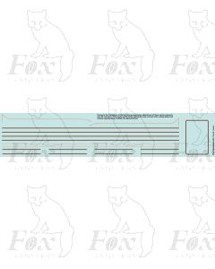 GWR Large Tender Locomotive Lining