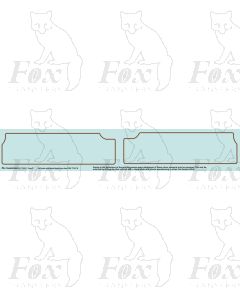 BR British Railways Hawksworth County Tender Lining