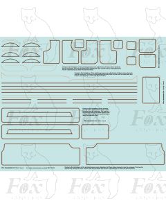 GWR Large Tender Locomotive Lining Set(  with choice of Tender )