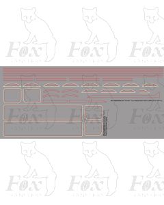 BR/WR Lining for Ex-GW 4-6-0 engine and Collett/Churchward tender linings