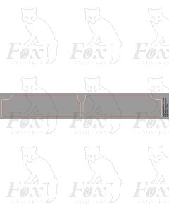Mixed Traffic Hawksworth Tender lining